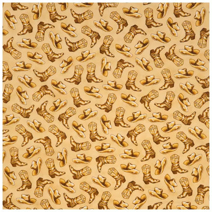 Cowboy Cotton Calico Fabric
