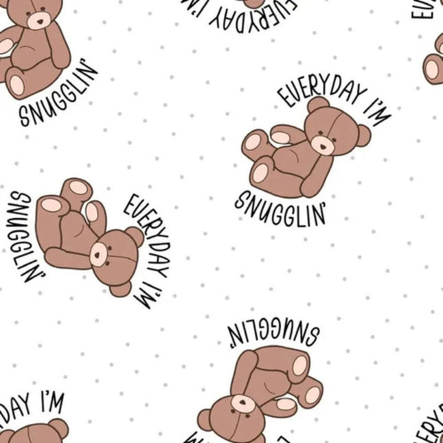 Kate Ward Thacker Everyday I'm Snugglin' Flannel Fabric