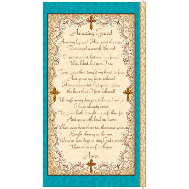 Amazing Grace Cotton Panel 24"
