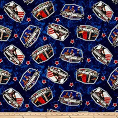 Curtain Valance - Sep Patriotic Toss Cotton