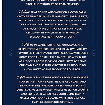 FFA Forever Blue 2 FFA Creed Panel Cotton Fabric