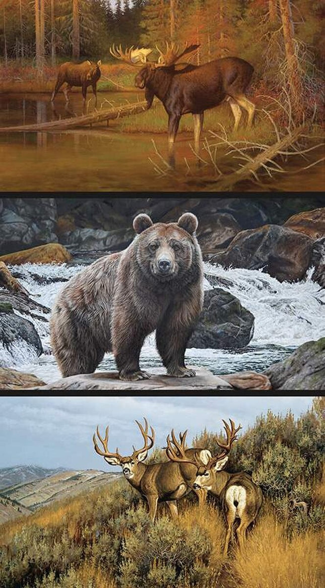 Majestic in Nature Majestic Animals Cotton Panel