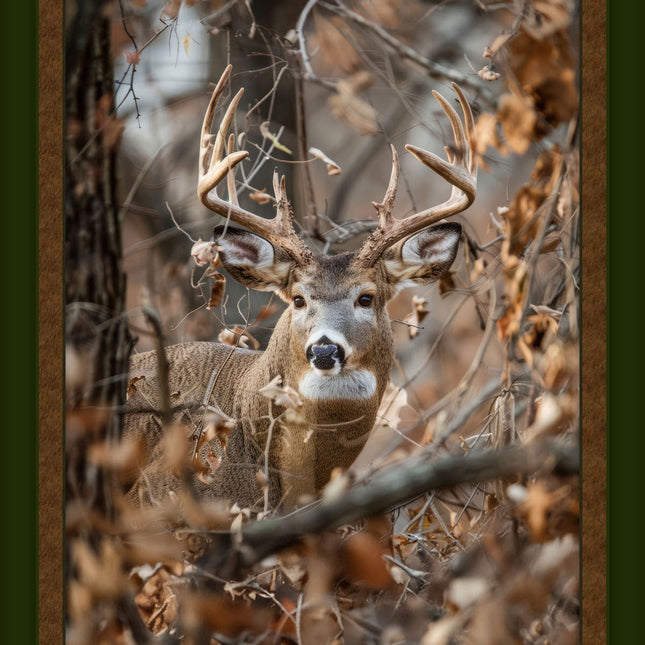 Hidden Buck Panel Cotton Fabric