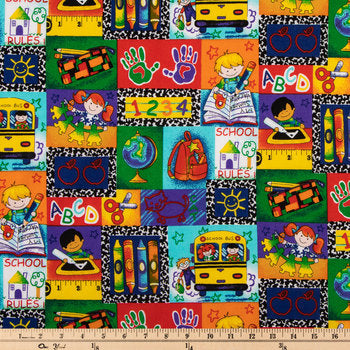Kinder Kids Patch Cotton Calico Fabric