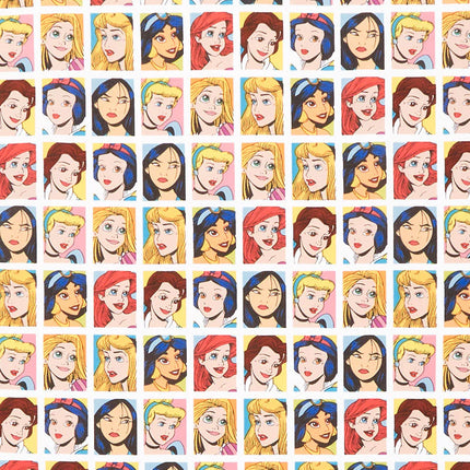 Princess Grid Faces Cotton Fabric