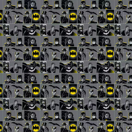 Batman Team-Up Block Cotton Fabric
