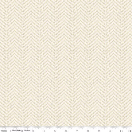 Let's Wander Prairie Grass Cream Cotton Fabric