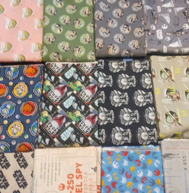12 Fat Quarters Bundle - Star Wars Rogue One Fat Quarter Bundle