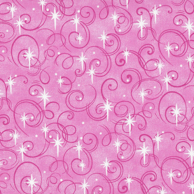Handmade Placemat Or Table Runner Pink Swirls & North Star