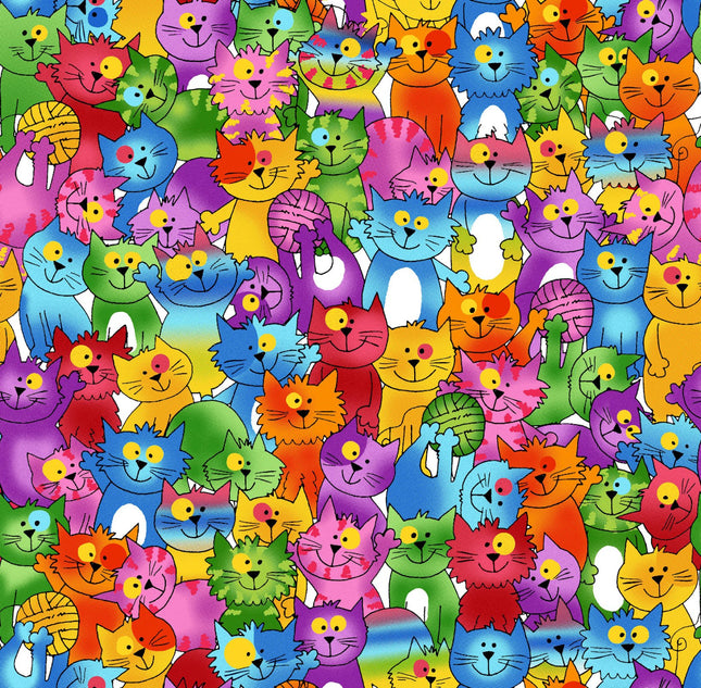 Handmade Blanket, Burp Rag/ Security Blanket, and Bib Crazy Cats White