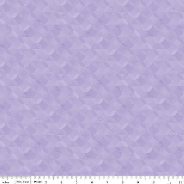 Pillowcase - New Box of Crayons Kaleidoscope Lilac Cotton
