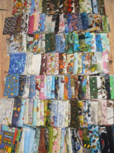 Assorted Novelty Cotton - 1/2 Yard Cuts -  40 Prints- Fabric Bundle