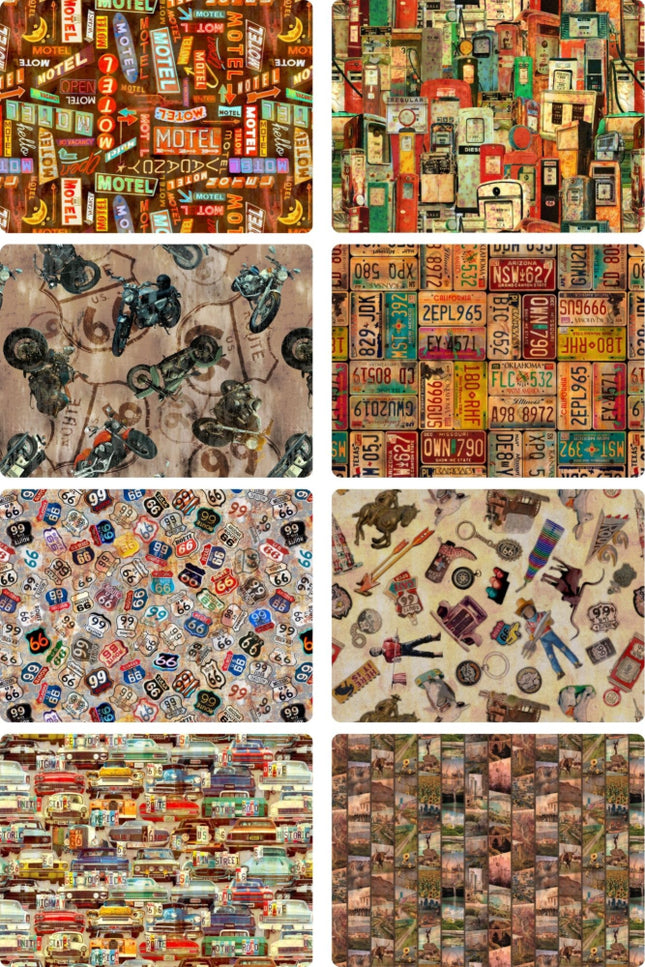 10 Half Yards – Assorted Historic Highway Half Yard Bundle