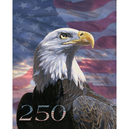 America 250 Years USA 250 Eagle 2 Panel - 35-1/2" x 44"
