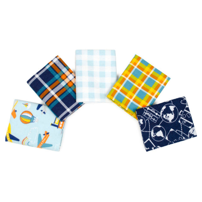 Adventure Awaits Flannel Fat Quarter Bundle (5pcs)