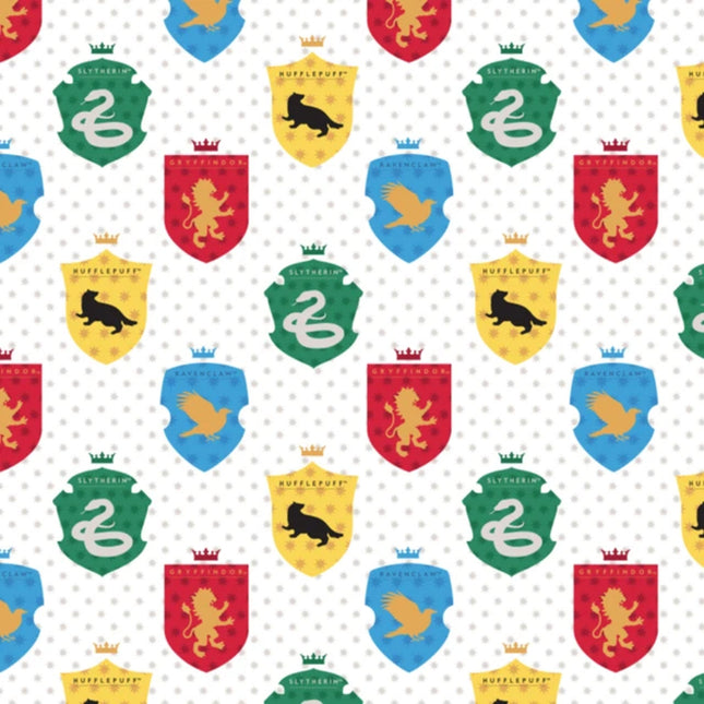 Harry Potter House Shields Flannel Fabric