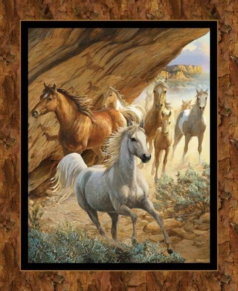 Handmade Tapestry "Independence Pass Horse”