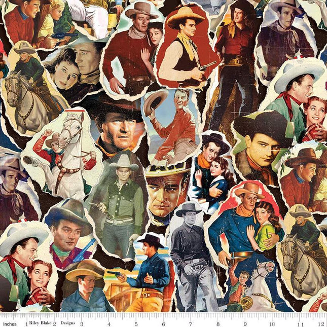 Table Runners & Placemats - John Wayne American West Poster Print Multi Cotton