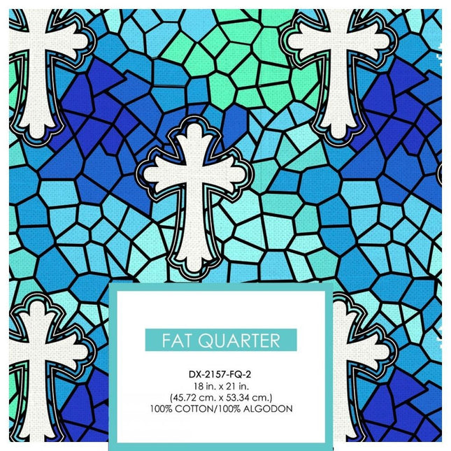 Stained Glass Crosses Fat Quarter Bundle (6 pc)