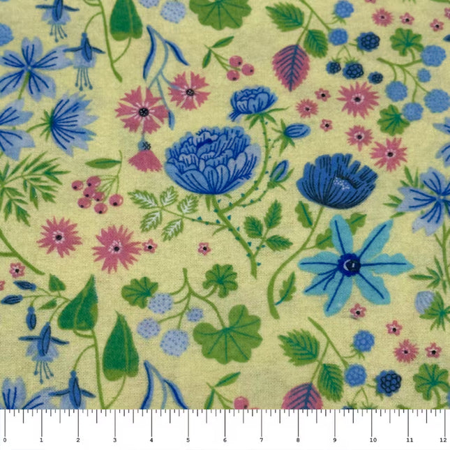 Pillowcase - Yellow Flowers Flannel