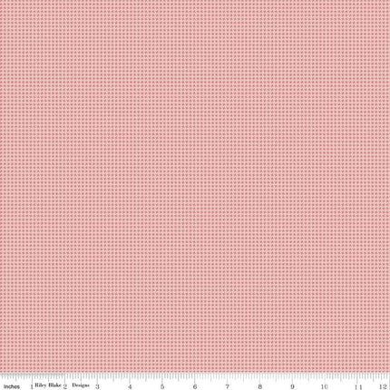 Anne of Green Gables Gingham Pink Cotton Fabric