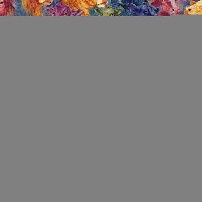 Moo Madness Cotton Fabric