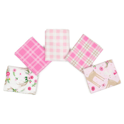 Wild and Free Flannel Fat Quarter Bundle (5pcs)
