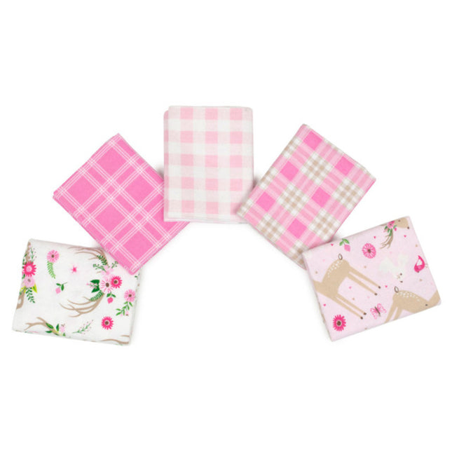 Wild and Free Flannel Fat Quarter Bundle (5pcs)