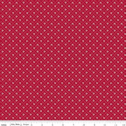 Farmer's Daughter Cherries Jazzberry Cotton Fabric