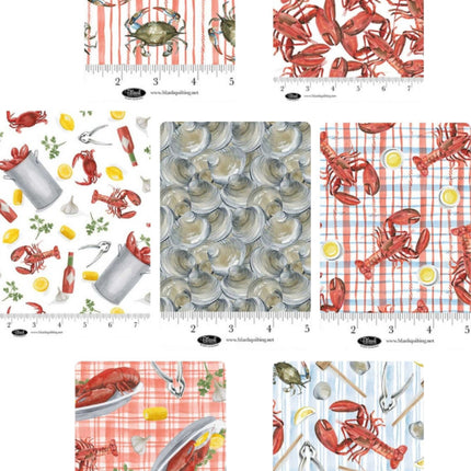 7 Half Yards – Assorted Seaside Boil Half Yard Bundle