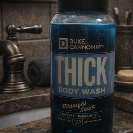 Duke Cannon Thick Body Wash - Midnight Swim - Sea Grass & Sandalwood