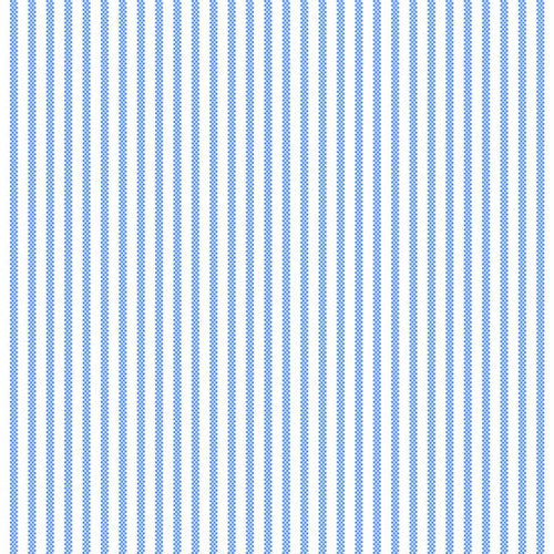 Handmade Blanket, Burp Rag/ Security Blanket, and Bib Blue and White Ticking Stripe