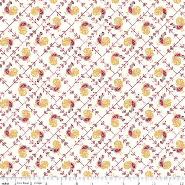 Cook Book Rooster Cotton Fabric