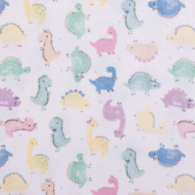 Dino Babies Flannel Fabric