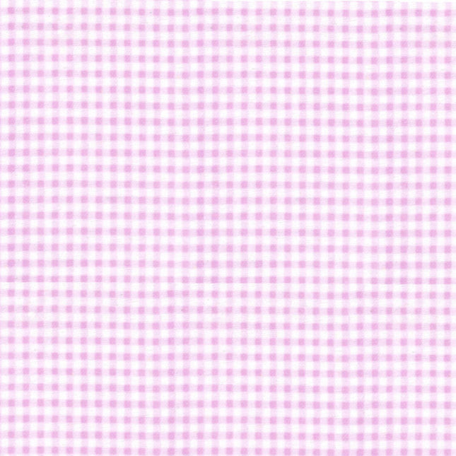 Gingham Plaid Lilac Flannel Fabric