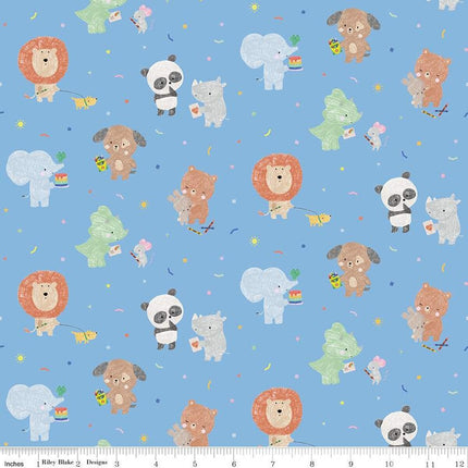 New Box of Crayons Main Sky Cotton Fabric