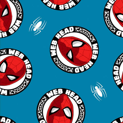 Spider-Man Web Head Fleece Fabric