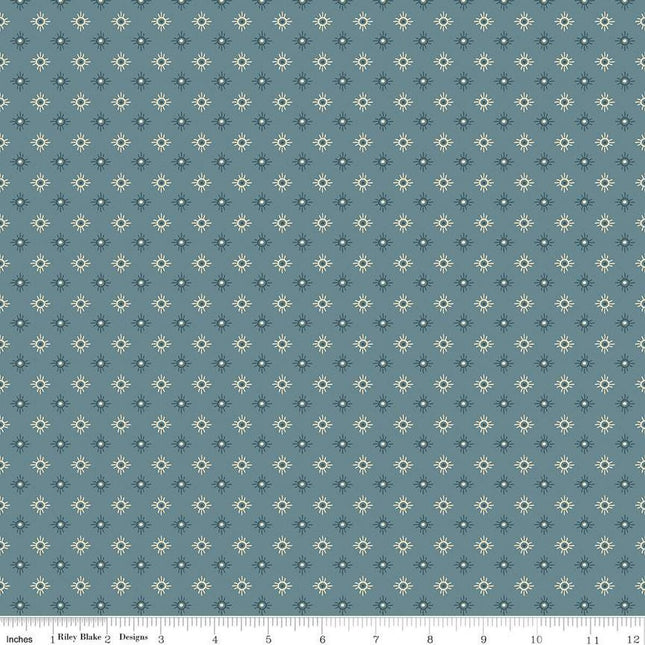 John Wayne American West Sun Denim Cotton Fabric
