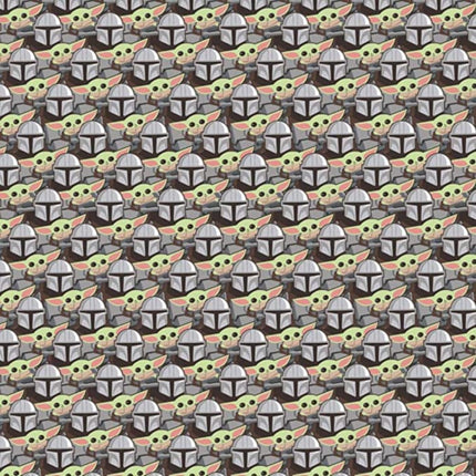 Star Wars Mandalorian Stickers Cotton Fabric Pillowcase