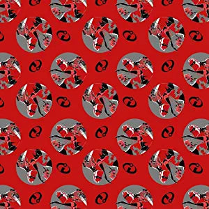 Handmade Single Layer Fleece 58"x 72" Throw Blanket "Disney Incredible Toss Red ”