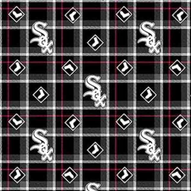 Pillowcase - White Sox Plaid Flannel