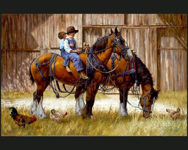 Handmade Tapestry “Back To The Barn”