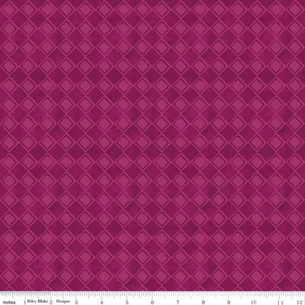 Come Let Us Adore Him Tonal Wine Cotton Fabric