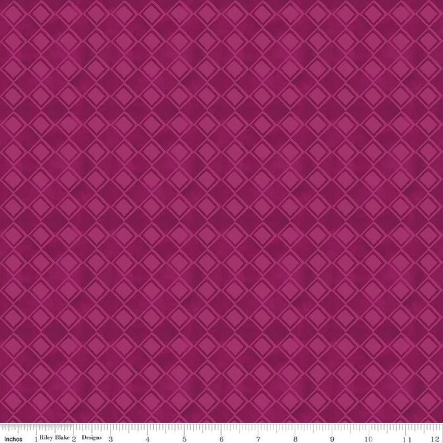 Come Let Us Adore Him Tonal Wine Cotton Fabric