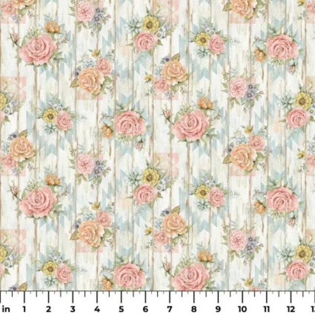 Highland Ranch Country Rose Cotton Fabric