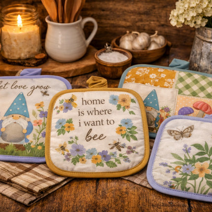 Spring Pot Holder Bundle - Set of 4 Pot Holders