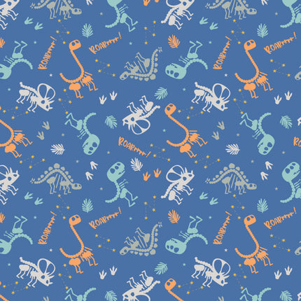 Dino Dreams Flannel Fabric