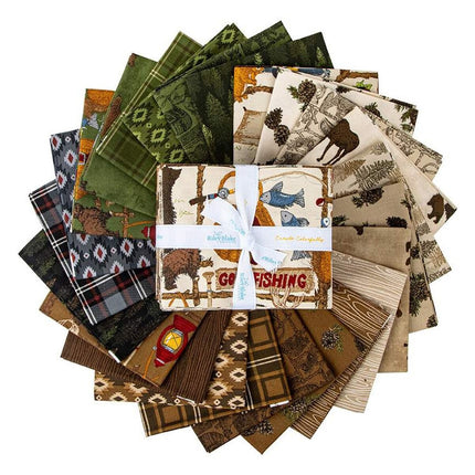 24 Fat Quarters - Assorted Pine Grove Fat Quarter Bundle