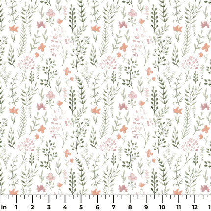 Kate Ward Thacker Watercolor Meadow Flannel Fabric