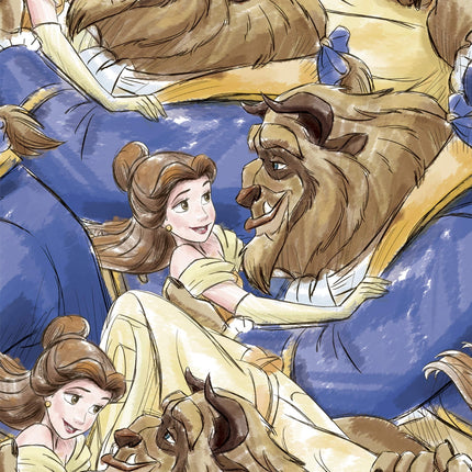 Disney Beauty and the Beast Fleece Fabric